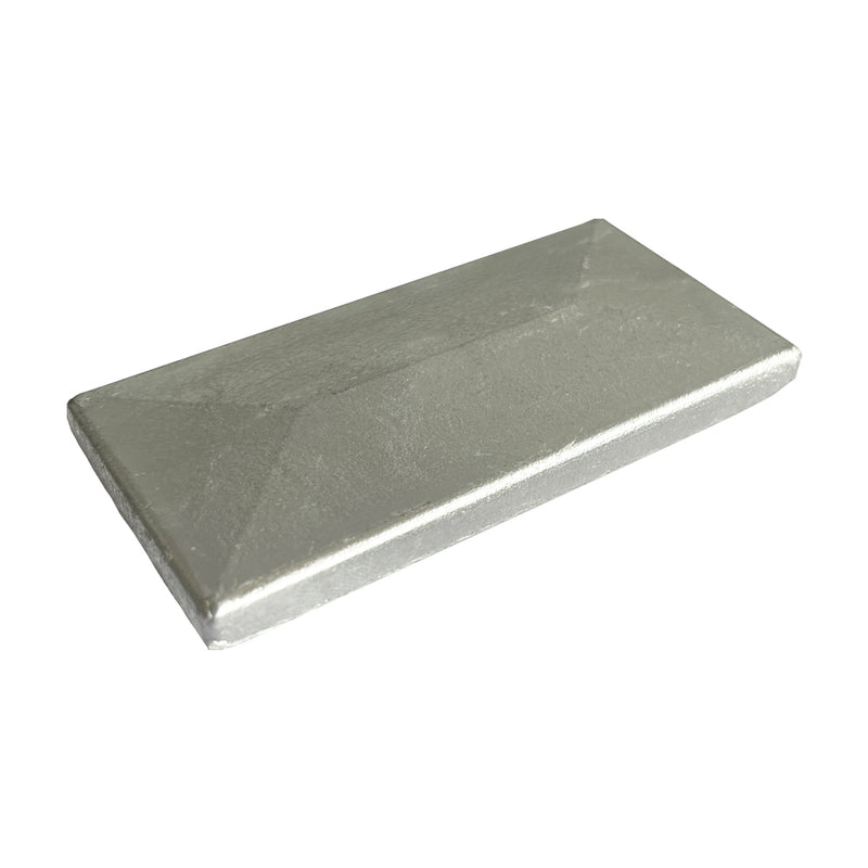 Aluminiumkappe für Zaunpfosten 60x40 mm